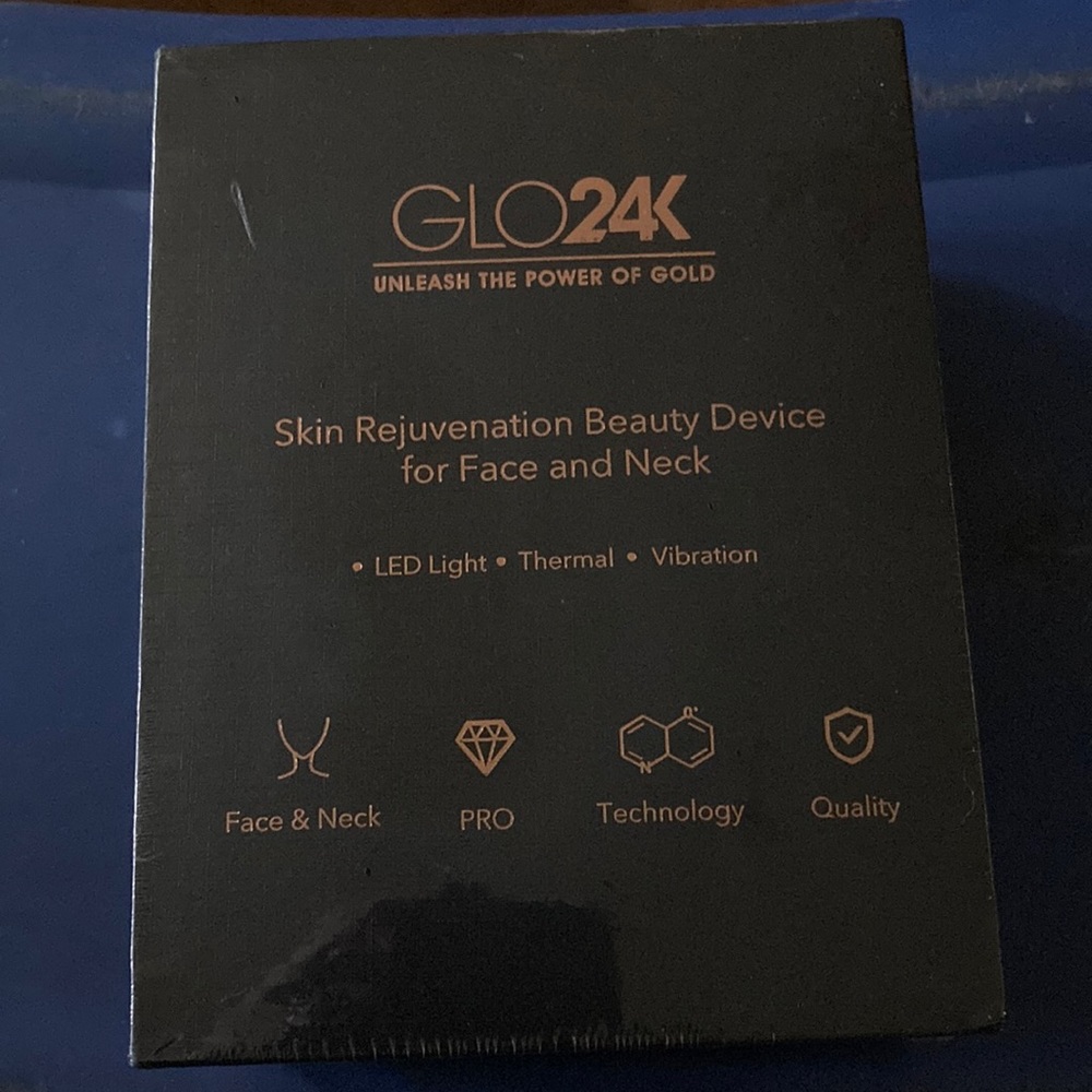 GLO24K Skin Rejuvenation Beauty Device for Face and Neck